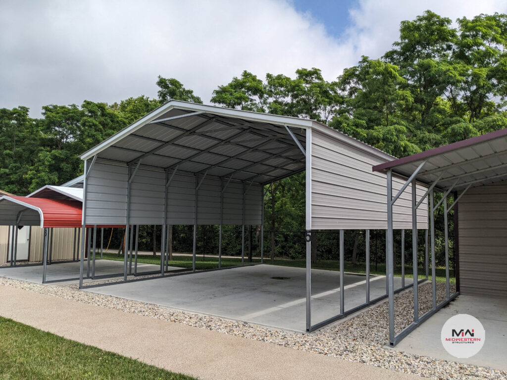 Metal RV Covers - Midwestern Structures